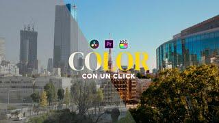 COLOR CORRECTION VIDEO IN UN CLICK con Premiere FinalCut e DaVinci