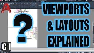 AutoCAD Viewports Explained Layout  Paper Space Tutorial & Must-Know Tips