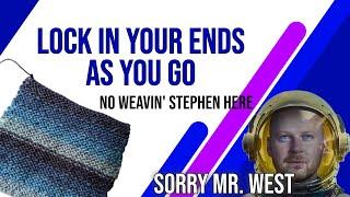 Westknits MKAL Locking in your ends as you go a better alternative to Weavin Stephen