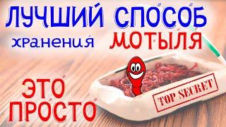  ЛУЧШИЙ СПОСОБ ХРАНЕНИЯ МОТЫЛЯ  Как долго хранить мотыля дома⁉️ bloodworm storage