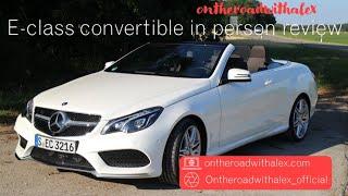 2013 Mercedes E-class Convertible A207 review