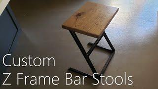 Custom Built Z Frame Bar Stools