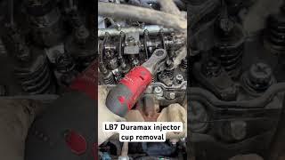 LB7 injector cup replacement #mechanic #automobile #work #foryou #fyp #chevrolet #diesel #love #fail