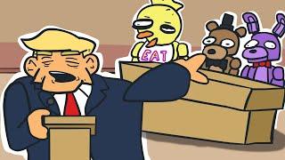 Trump Talks about Freddy Fazbears Pizza animated