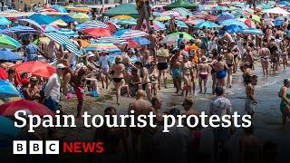 Spain set for protests over tourism  BBC News