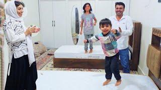 A surprising surprise buying a bed for Amir Hossein and Nazanin by the engineer