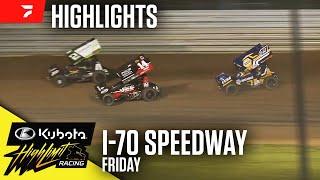 Kubota High Limit Racing Friday at I-70 Speedway 6724  Highlights