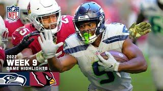 Seattle Seahawks vs. Arizona Cardinals  2022 Week 9 Game Highlights