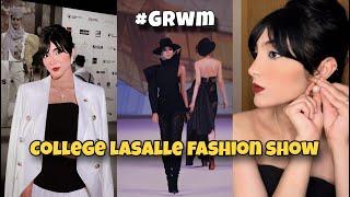 college lasalle fashion show   تجهزو معي لفاشن شو 