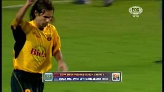 Gol de Ariel Grazziani Boca Juniors vs Barcelona Copa Libertadores 2003