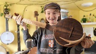 The Coolest Wooden Banjo EVER