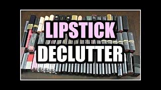 Makeup Collection - Lipstick Declutter 2017