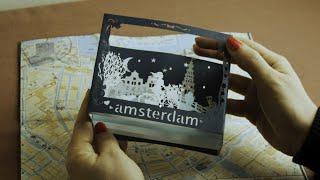 ASMR Amsterdam map tracing soft spoken