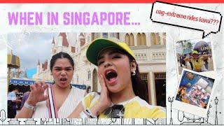 SINGAPOE VLOG  A Day in Universal Studios  Andrea Brillantes