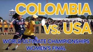 USA vs. Colombia  2024 World Ultimate Championships Womens Final