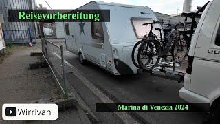 Camping Marina di Venezia 2024 Vorbereitung der Reise