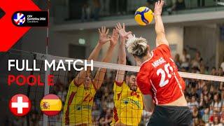 Full Match  Switzerland vs. Spain - CEV EuroVolley 2026  Qualification Phase M  Pool E