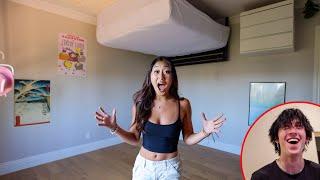 UPSIDE DOWN ROOM PRANK ON ROOMMATE