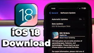 How to download iOS 18 beta Public & Developer Beta Updates