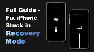 ️iOS 17 Supported 2024 Full Guide to Fix iPhone Stuck in Recovery Mode