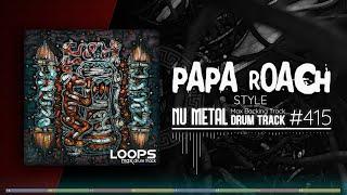Nu Metal Drum Track  Papa Roach Style  170 bpm