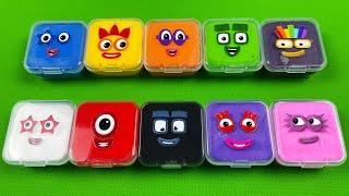 Numberblocks – Looking Clay With Mini Boxs Relaxing Clay Coloring