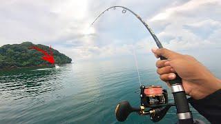 DUARRRR ... MANCING POPPING DI KEDALAMAN 5 METER KAGET DAPAT STRIKE SEBESAR IN