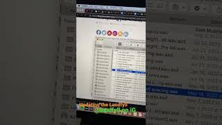 Updating the Landfyll pages #producer #producerlife #organizing #beats