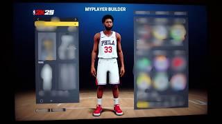 NBA 2K25 MYPLAYER BUILDER