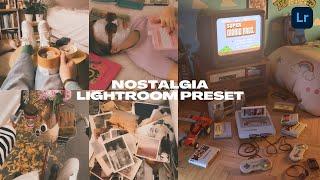 Nostalgia Aesthetic Preset - Free Lightroom Mobile Preset Free Download  Nostalgic Vintage Filter