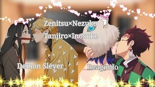 Demon Slayer Reagindo a Tik TokInoTanZenizukoYaoi•GC