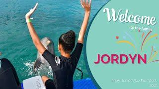 Dolphin Academys NEW Junior Vice President JORDYN 