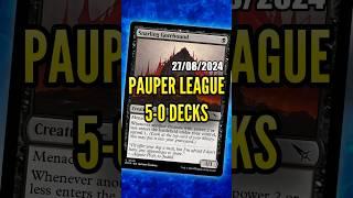 UNDEFEATED MTG Pauper League Decklists 2024-08-27 #davidroyale #pauper #paupermtg