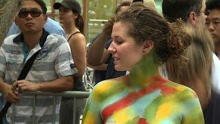 Body painting day takes place in New York