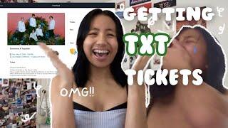 buying TXT’S ACT PROMISE WORLD TOUR TICKETS on AXS  moa membership presale + my experience