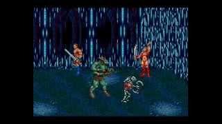 Golden Axe III 2 player Sega Genesis hard good ending