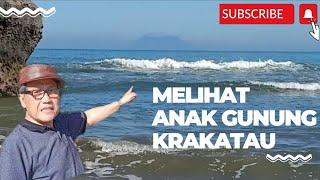 Anak Gunung Krakatau kelihatan jelas.. Sedekat itu kah???