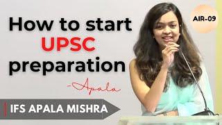 Apala Mishra strategy for UPSC  UPSC Motivational Video IFS Apala Mishra UPSC Topper AIR-9