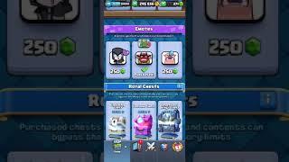 Buying Clash Royale Emotes #shorts