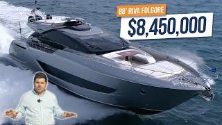 88 Riva Folgore Yacht Walkthrough BEL SOGNO