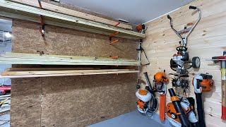 Amazon Lumber Wall Storage