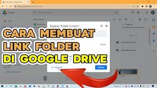 Cara Membuat Link Folder Google Drive Menggunakan Laptop  Komputer