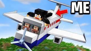 Minecraft but Im Stuck On A Plane