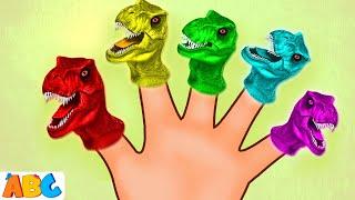 Learn all about the T-REX DINOSAURS - THE FINGER FAMILY SONG