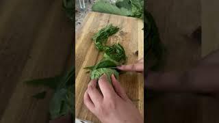 Cooking up my harvested collard greens  Garden to Table