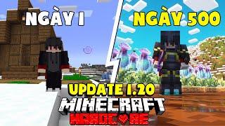 KiraMC Tổng Hợp 100 Ngày Minecraft 1.20 Sinh Tồn Siêu Khó  Ngày 1 - Ngày 500