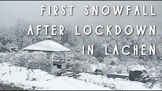 First Snowfall After Lockdown In Lachen by Dr.Avijit Basak