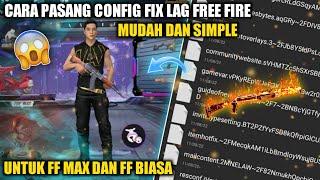 TUTORIAL MEMASANG CONFIG FIX LAG FREE FIRE MUDAH DAN CEPAT