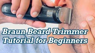 Braun beard trimmer 7 tutorial & review @braun  #mensgrooming #trimmerreview