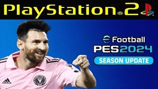 PES 2024 PS2 ISO ATUALIZADO EFOOTBALL DOWNLOAD